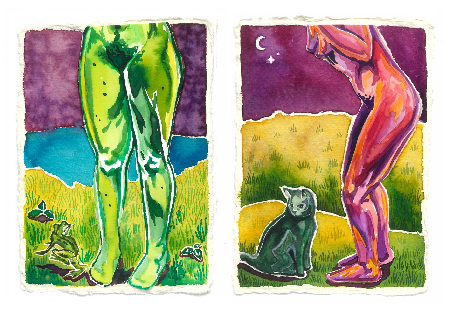 Froggy Darling, Don't Go / Here Kitty, Kitty